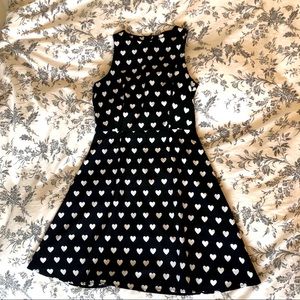 A line patterned dress